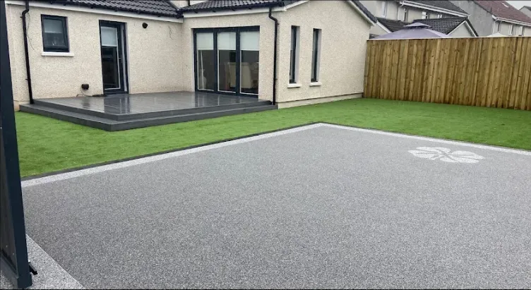 Resin bound patio project in Farnborough, Hampshire — project 5