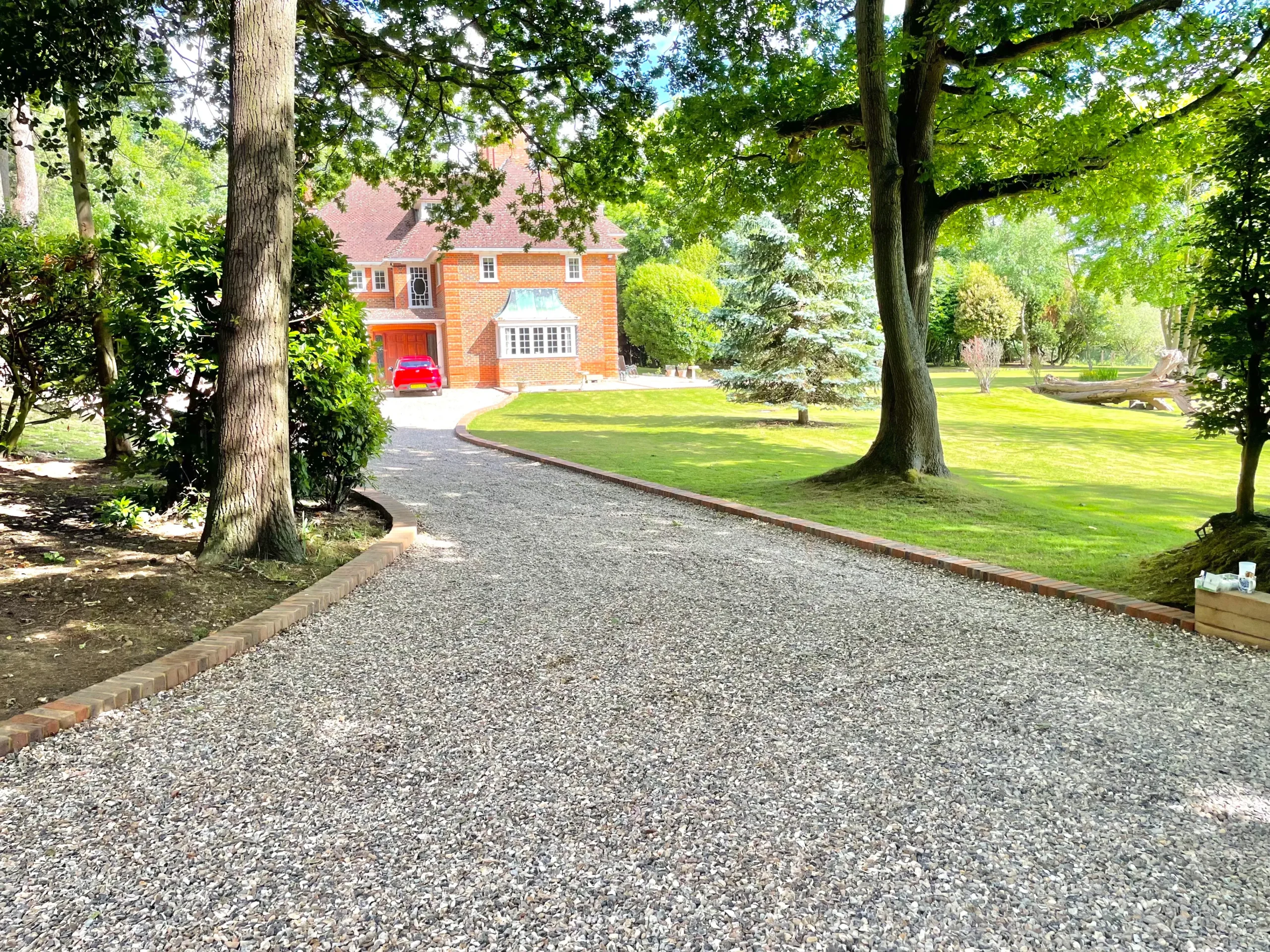 Garden drainage work in Farnborough, Hampshire — project 6