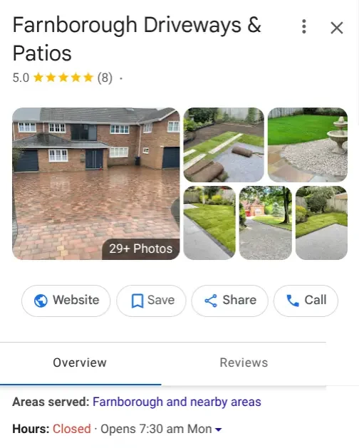 Farnborough Driveways & Patios Reviews